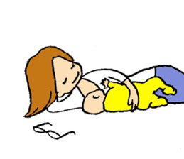 Life with a baby!! sticker #14615864