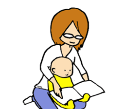 Life with a baby!! sticker #14615872