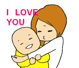 Life with a baby!! sticker #14615877