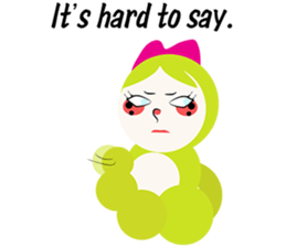 I want to be a butterfly sticker #14615932