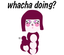 I want to be a butterfly sticker #14615936