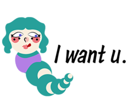 I want to be a butterfly sticker #14615937