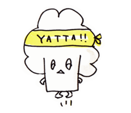 cauliflower-chan sticker #14616306
