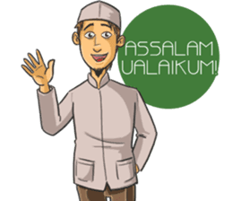 MUKHLIS : The Handsome Moslem sticker #14616870