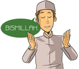 MUKHLIS : The Handsome Moslem sticker #14616888