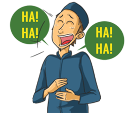 MUKHLIS : The Handsome Moslem sticker #14616891