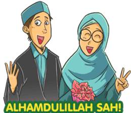 MUKHLIS : The Handsome Moslem sticker #14616909