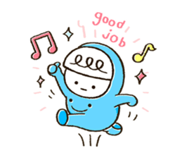 smiley elf weiwei and friends! sticker #14617463