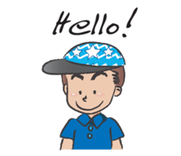 France Boy wearing cap sticker #14617678