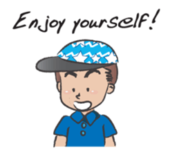 France Boy wearing cap sticker #14617682