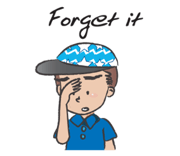 France Boy wearing cap sticker #14617683