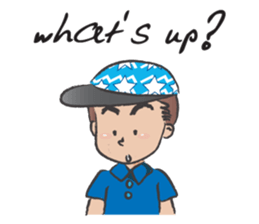 France Boy wearing cap sticker #14617687