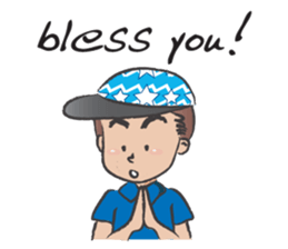 France Boy wearing cap sticker #14617688