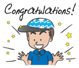 France Boy wearing cap sticker #14617690