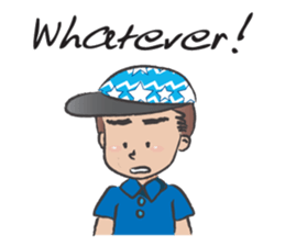 France Boy wearing cap sticker #14617692