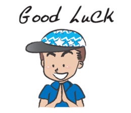 France Boy wearing cap sticker #14617698