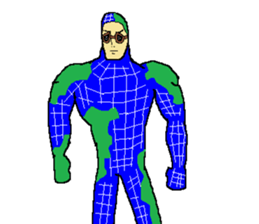 Shiro the human comes from earth sticker #14617792