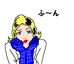 Shiro the human comes from earth sticker #14617798