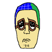 Shiro the human comes from earth sticker #14617809