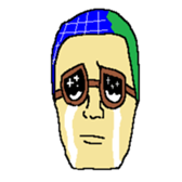 Shiro the human comes from earth sticker #14617810