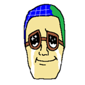 Shiro the human comes from earth sticker #14617811