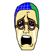 Shiro the human comes from earth sticker #14617813