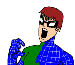 Shiro the human comes from earth sticker #14617817