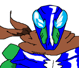 Shiro the human comes from earth sticker #14617824