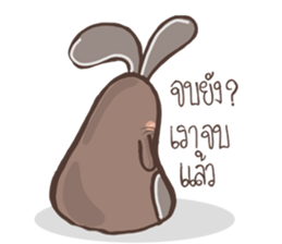 Rabbit Spinning Puan sticker #14618191