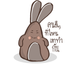 Rabbit Spinning Puan sticker #14618192