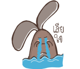 Rabbit Spinning Puan sticker #14618196