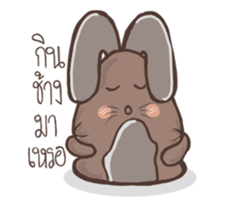 Rabbit Spinning Puan sticker #14618202