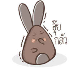 Rabbit Spinning Puan sticker #14618207