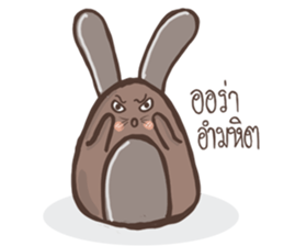 Rabbit Spinning Puan sticker #14618222