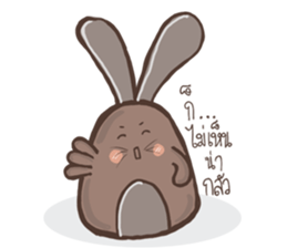 Rabbit Spinning Puan sticker #14618225