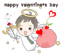 Angelito : Happy Valentine's Day 2017 sticker #14618259