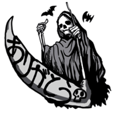 grimreaper sticker #14618343