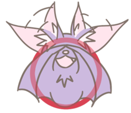 Hello!I'm bat!(image) sticker #14618621