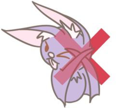 Hello!I'm bat!(image) sticker #14618622