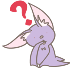 Hello!I'm bat!(image) sticker #14618623