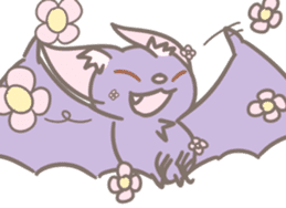 Hello!I'm bat!(image) sticker #14618626