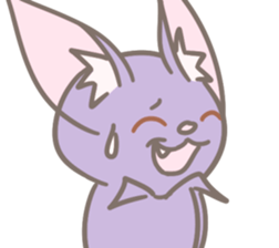 Hello!I'm bat!(image) sticker #14618632