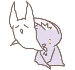 Hello!I'm bat!(image) sticker #14618636