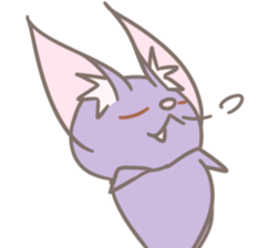 Hello!I'm bat!(image) sticker #14618641