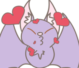 Hello!I'm bat!(image) sticker #14618643