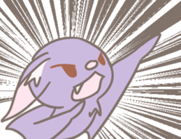 Hello!I'm bat!(image) sticker #14618646