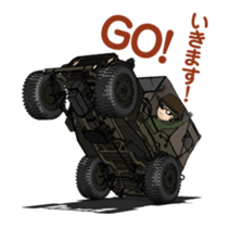 Offroad 4 wheels sticker #14619417