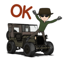 Offroad 4 wheels sticker #14619425