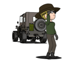 Offroad 4 wheels sticker #14619435