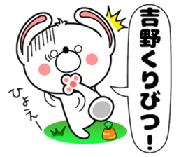 Bunny Sticker Yoshino sticker #14619474